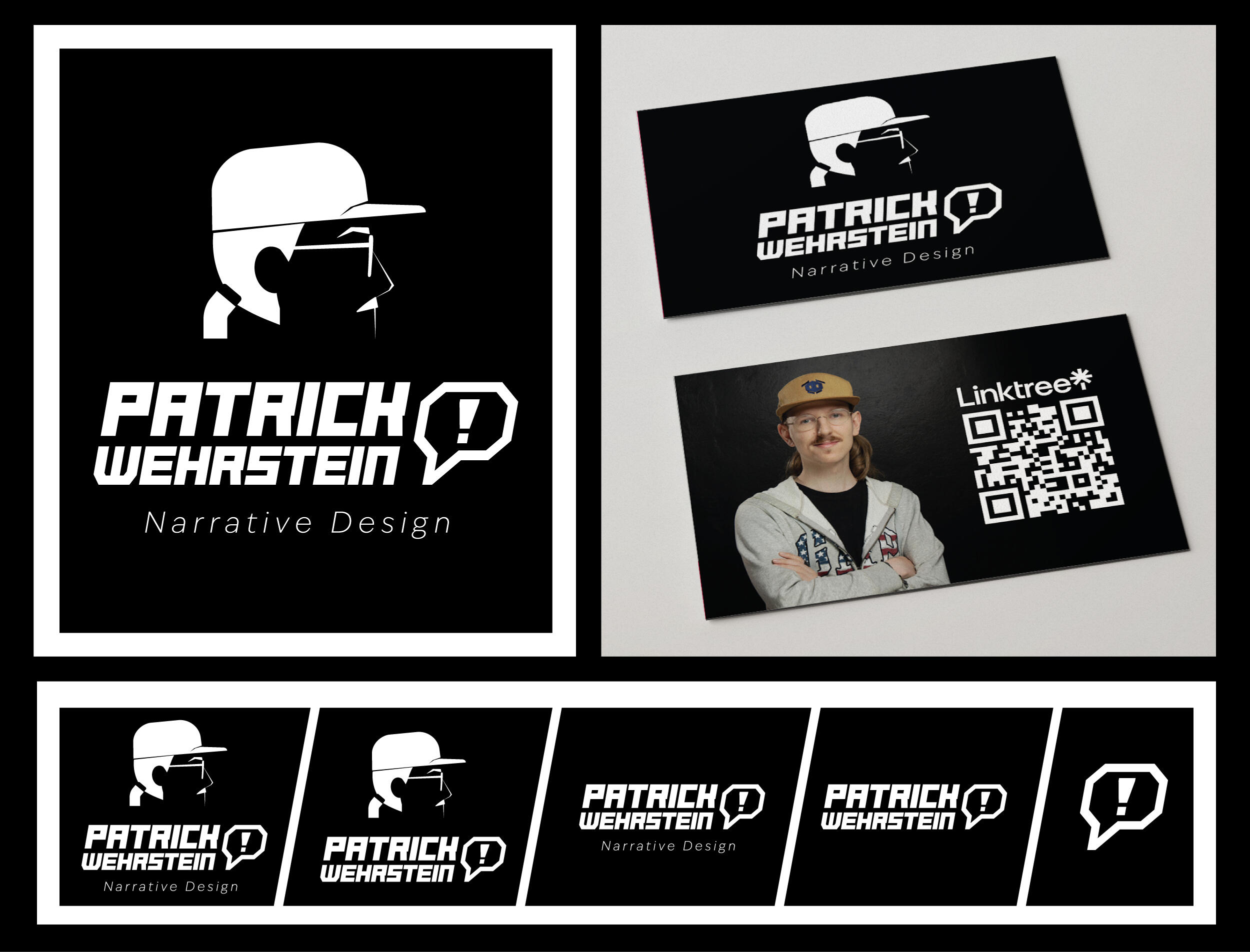 Patrick Wehrstein Logo and business card
