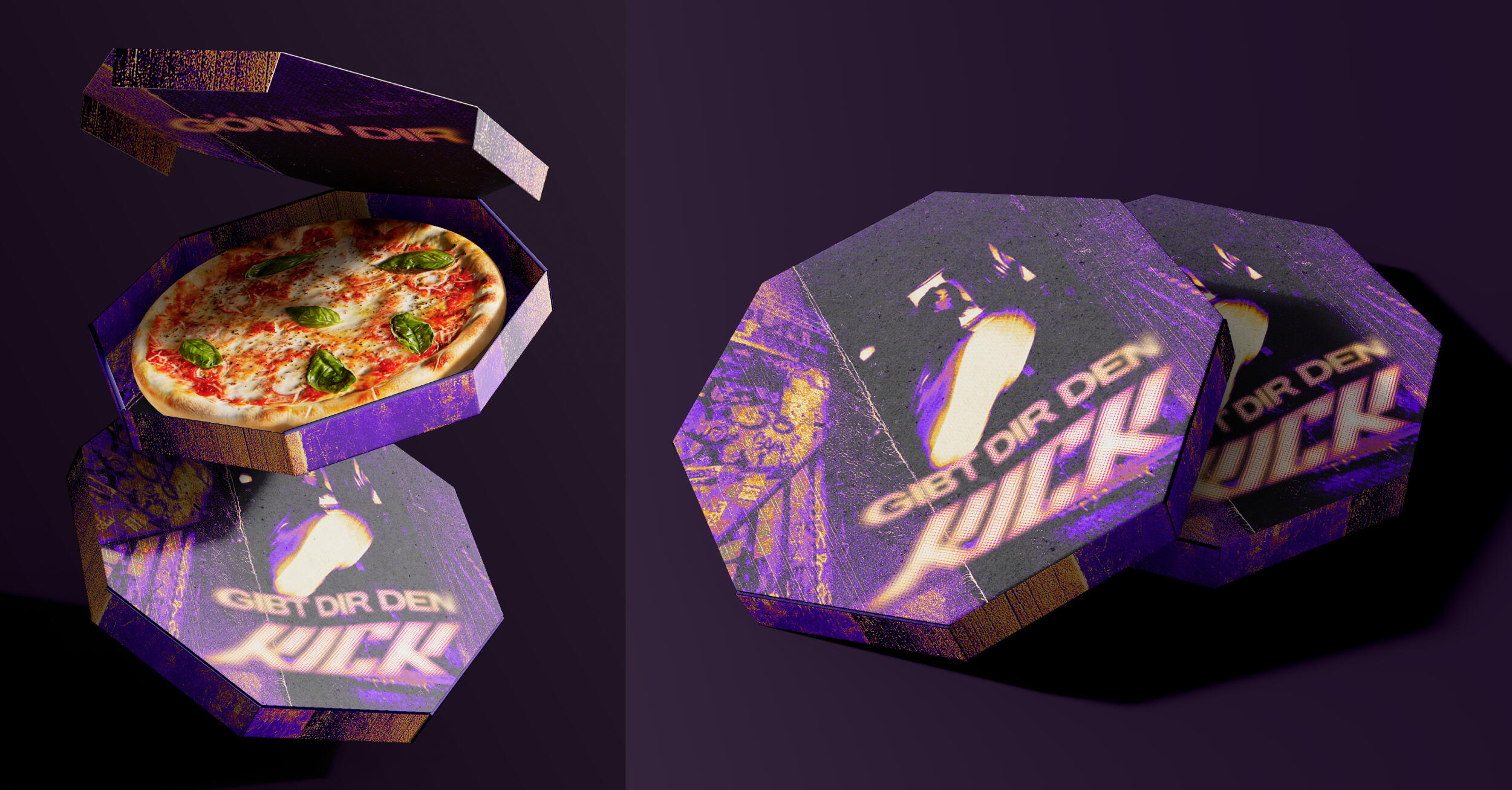 SWAVE pizza boxes