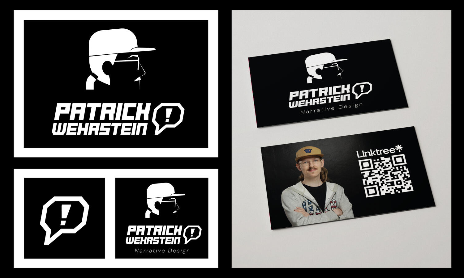 Patrick Wehrstein Logo and business card